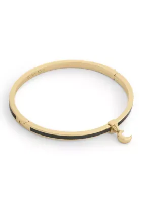 Celestial Moon Charm Enamel Bangle Bracelet by Coach
