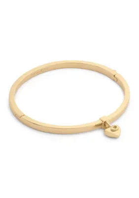 Signature C Heart Charm Bangle Bracelet by Coach