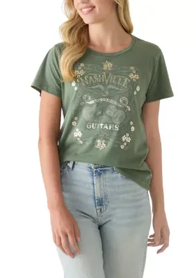 Nashville Guitars Graphic T-Shirt by Lucky Brand