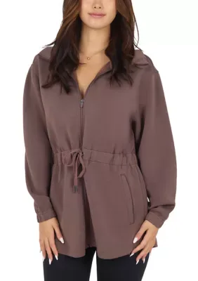Alma Sandwash Scuba Funnel Neck Jacket by Yogalicious