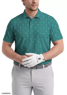Golf Swingflex Elite Short Sleeve Polo Shirt by IZOD