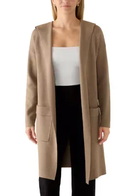 Long Trench Blazer Cardigan by Love by Design