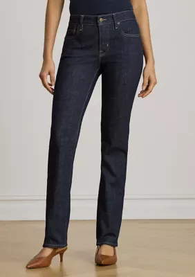 Mid-Rise Slim Straight Jeans by Ralph Lauren