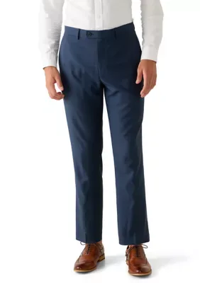 Plaid Slim Fit Dress Pants by Perry Ellis