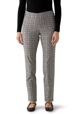 Kilt Woven Pull on Pants with Tabs by Soho White