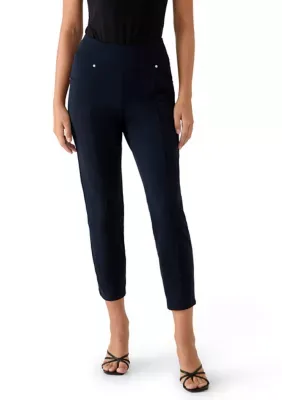 Pull on Scoop Pocket Ankle Pants by Soho Apparel