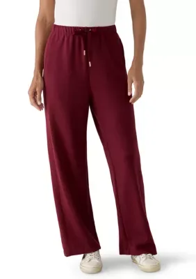 Wide Leg Drawcord Sweatpants