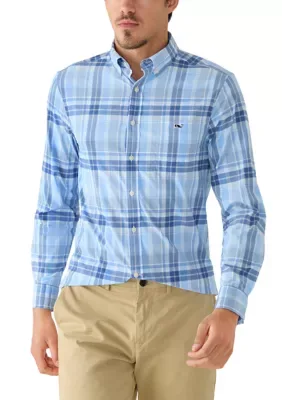 Performance Plaid Featherweight Shirt by Vineyard Vines