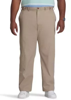 Performance Stretch Flat Front Chino Pants by IZOD