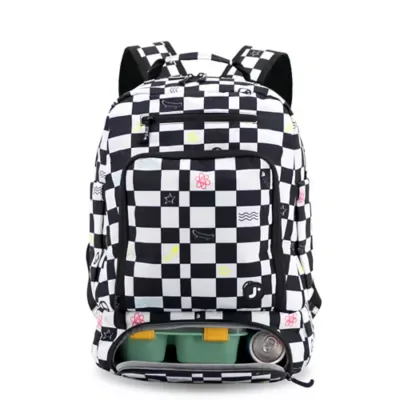 Packmate 2 in 1 Backpack with Built-In Lunch Bag by J World