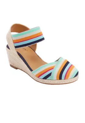 The Abra Stretch Fabric Espadrille by Comfortview