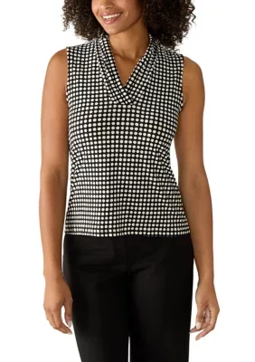 V-Neck Sleeveless Top by Anne Klein