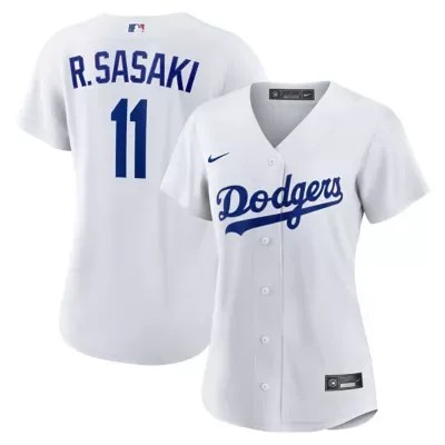 MLB Nike Rki Sasaki Los Angeles Dodgers Replica Jersey by Nike