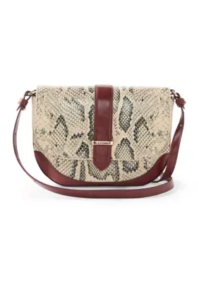 Portia Snake Crossbody Bag by Brahmin