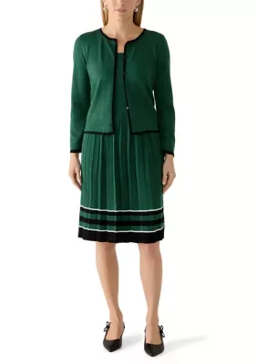 Long Sleeve Scoop Neck Dress by Robbie Bee