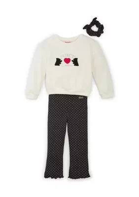 3-Piece Top, Pants & Headband Set by Juicy Couture