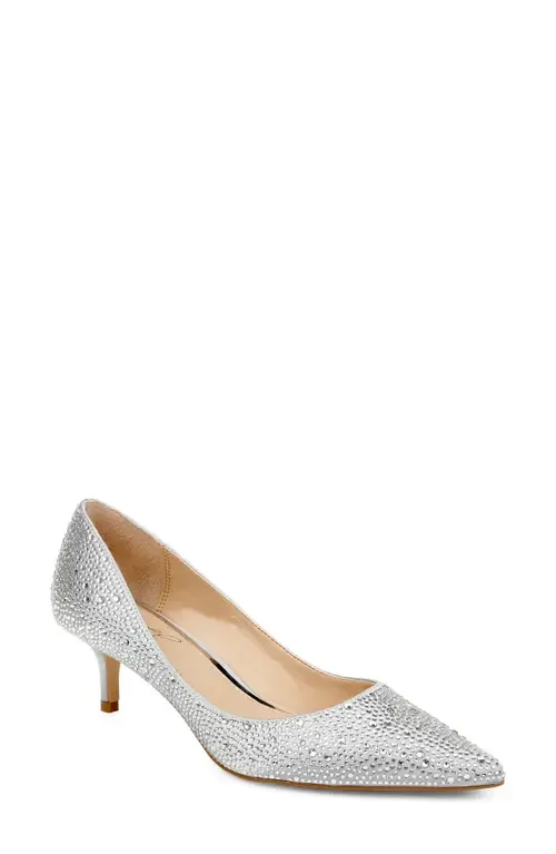Frenchie Pointed Toe Pump by Jewel Badgley Mischka