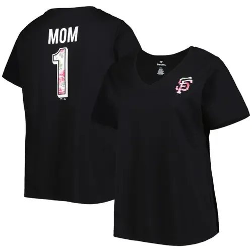 San Francisco Giants Mother's Day Best Mom Ever V-Neck T-Shirt by PROFILE