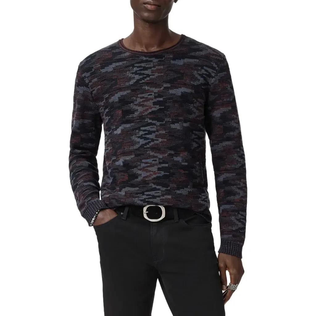 Caden Winter Pavement Organic Cotton Sweater by John Varvatos