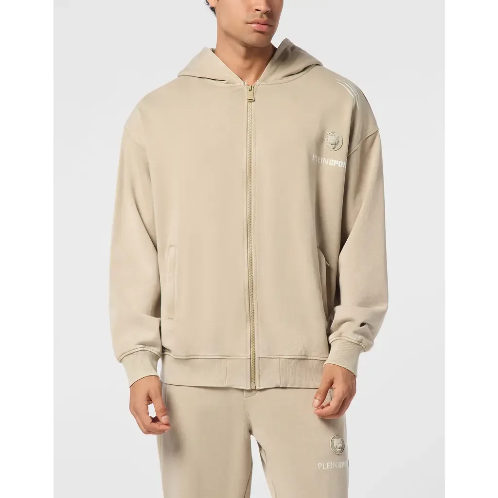 Hoodie Sweatjacket Cold Dye by PLEIN SPORT