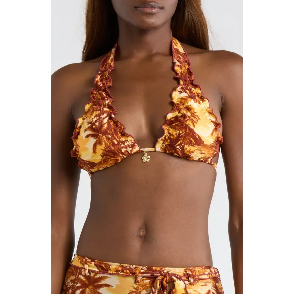 Lettuce Trim Bikini Top by Kulani Kinis