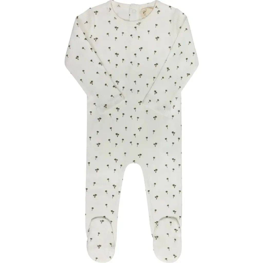 Floral Pointelle Collection - Footie by Ely's & Co.