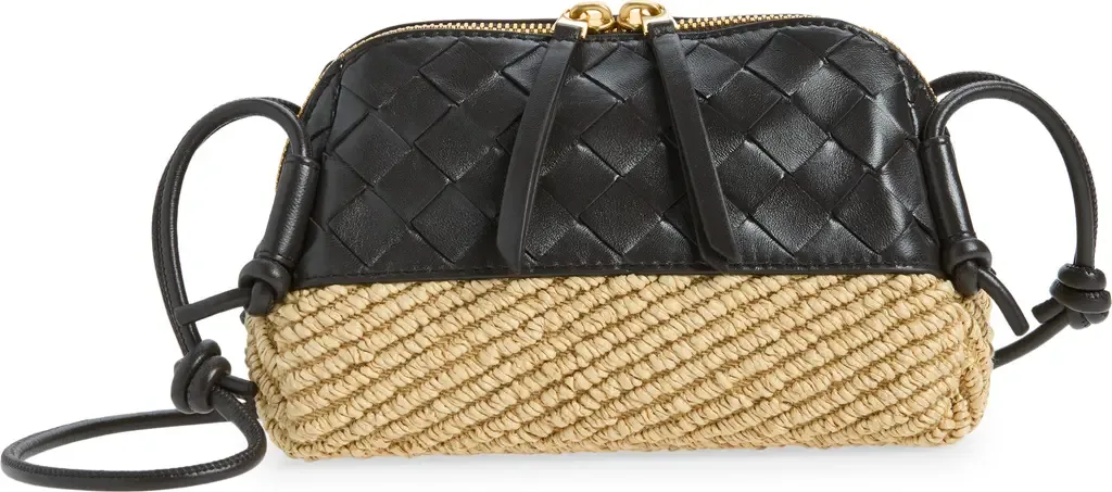 Mini Concert Intrecciato Crossbody Bag