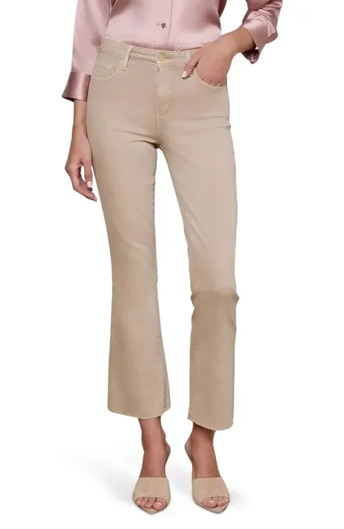 Kendra High Waist Crop Flare Jeans by L'AGENCE