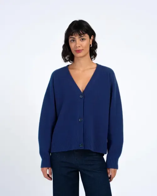 Merino Boxy Cardigan by Kettlewell