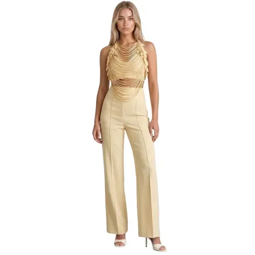 The Aurelia Draped Petal Halter Top by AKALIA