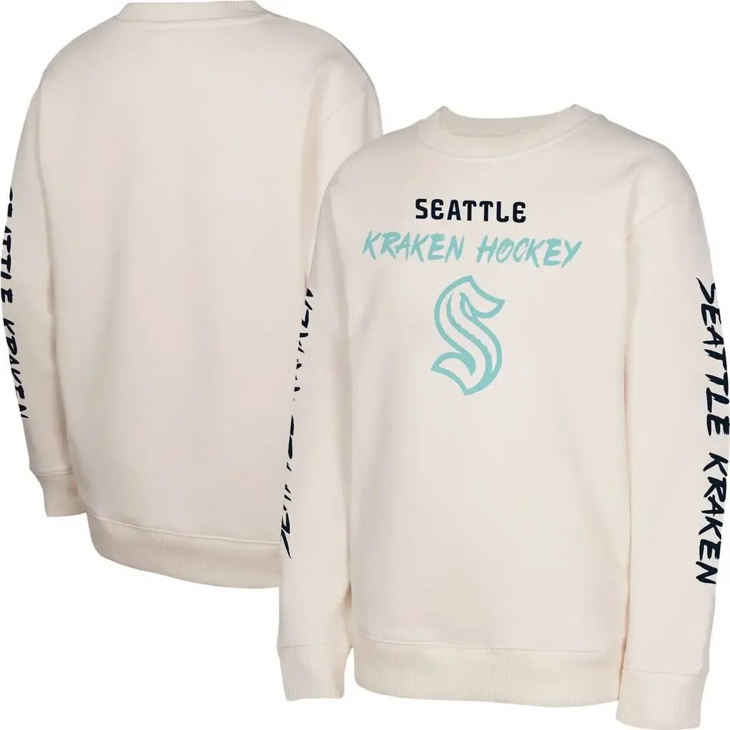 Seattle Kraken Star Power Pullover Sweatshirt by Outerstuff