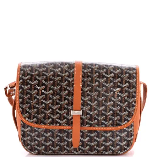 Belvedere II Messenger Bag Coated Canvas mm by Pre-Owned Goyard