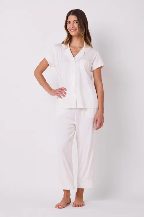 Pima Knit Capri Set