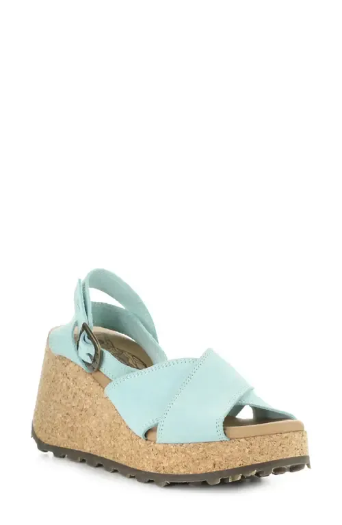 Dony Platform Wedge Sandal by Fly London