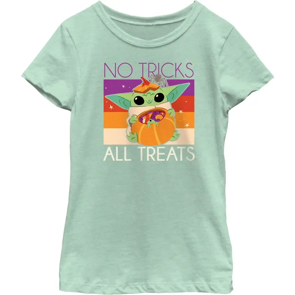 Star Wars the Mandalorian All Treats for Grogu T-Shirt by Star Wars: The Mandalorian