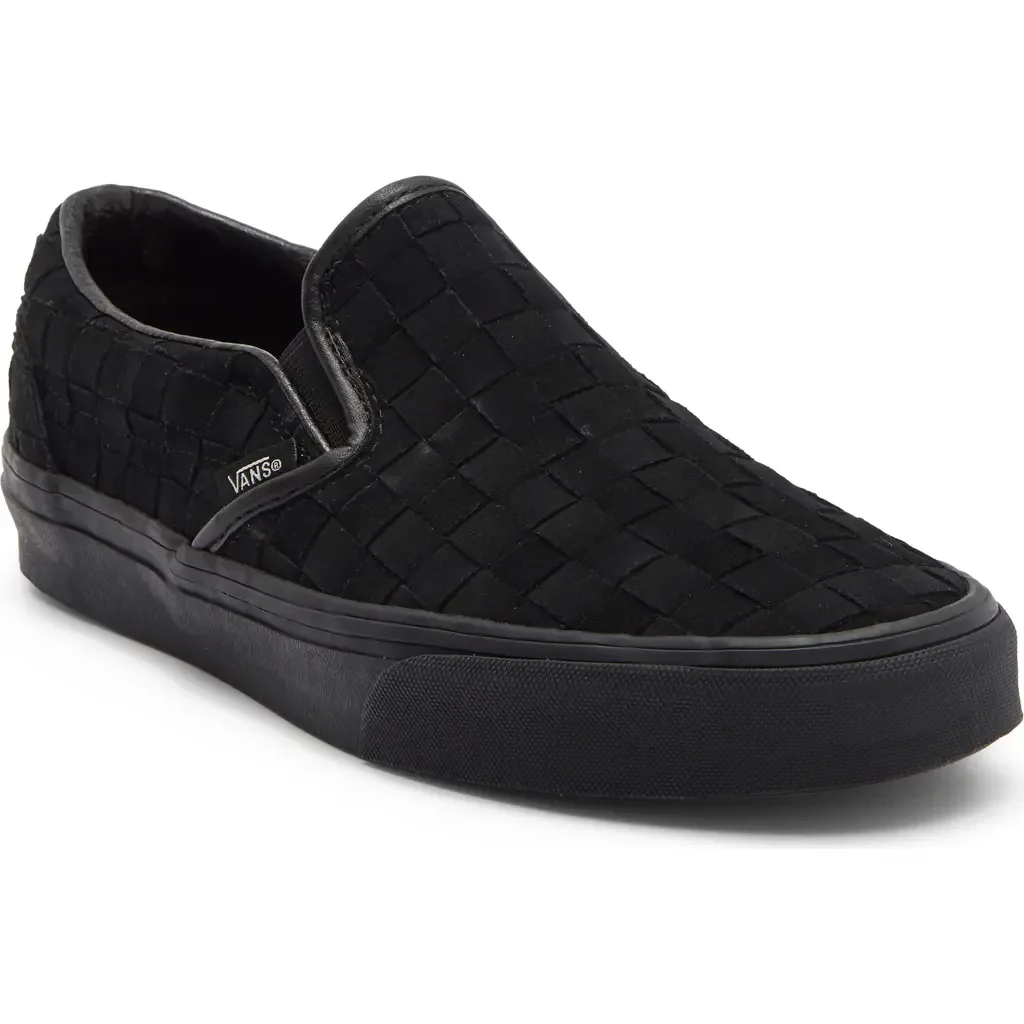 Classic Slip-On Sneaker in Woven Suede by Vans