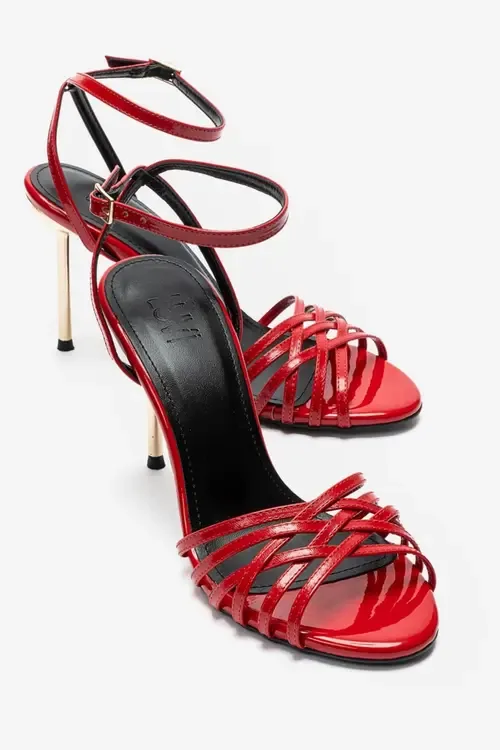 Lorion Stiletto Ankle Strap Pump by Prologue Shoes