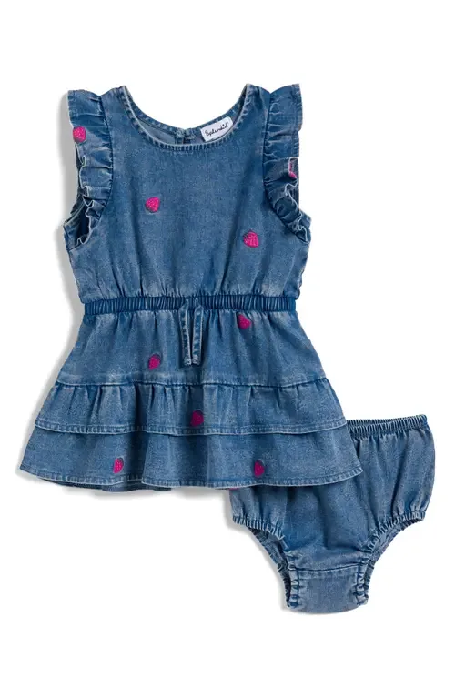 Berry Sweet Denim Dress & Bloomers Set by Splendid