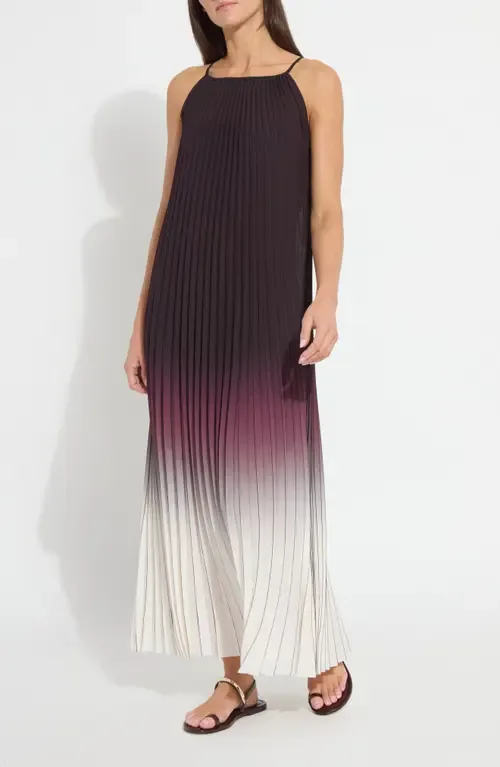 Lorena Pleated Chiffon Dress by Lysse