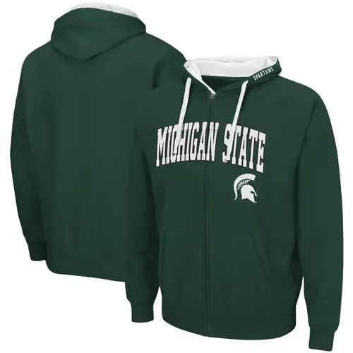 Colosseum Green Michigan State Spartans Full-Zip Hoodie by COLOSSEUM