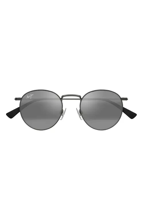 Pukaua 50mm Small Polarized Round Sunglasses by Maui Jim