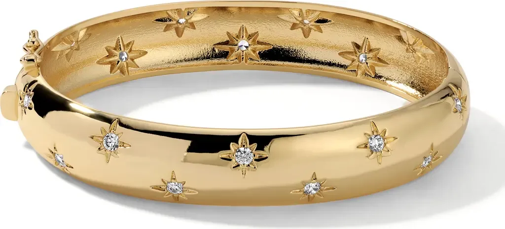 Celeste Cubic Zirconia Cuff Bracelet by MIRANDA FRYE