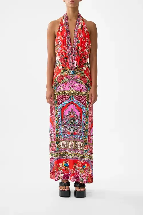 Deep Cowl Plunge Dress by Camilla