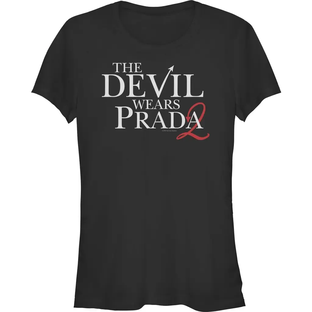 Classic Logo Short Sleeve Graphic T-Shirt by The Devil Wears Prada 2