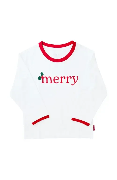 Merry Long Sleeve T-Shirt by Bits & Bows