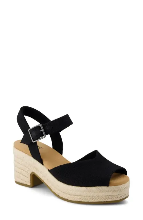 Isla Peep Toe Sandal by TOMS