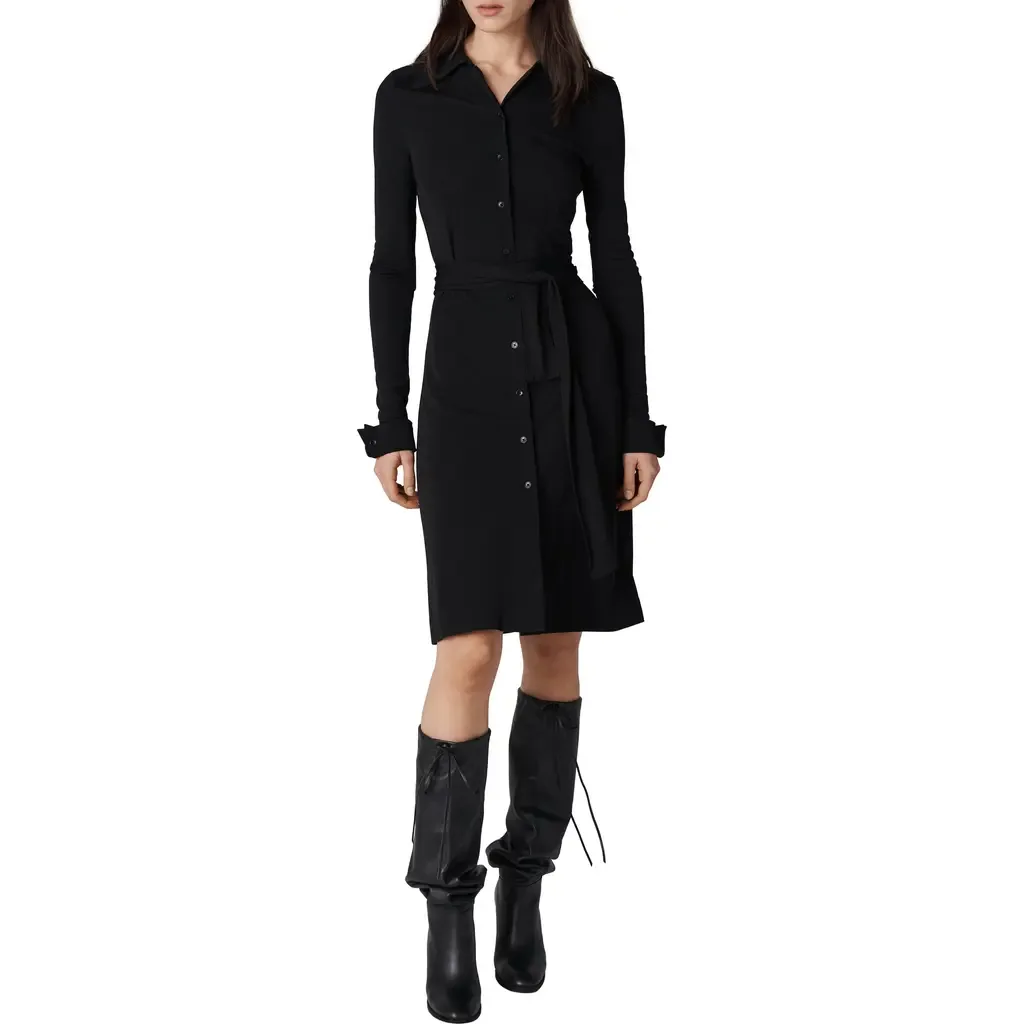 Diane Long Sleeve Shirtdress by Diane von Furstenberg