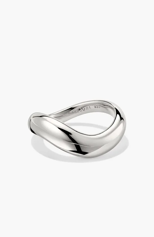 Dôme Figure Ring in Sterling Silver by MEJURI