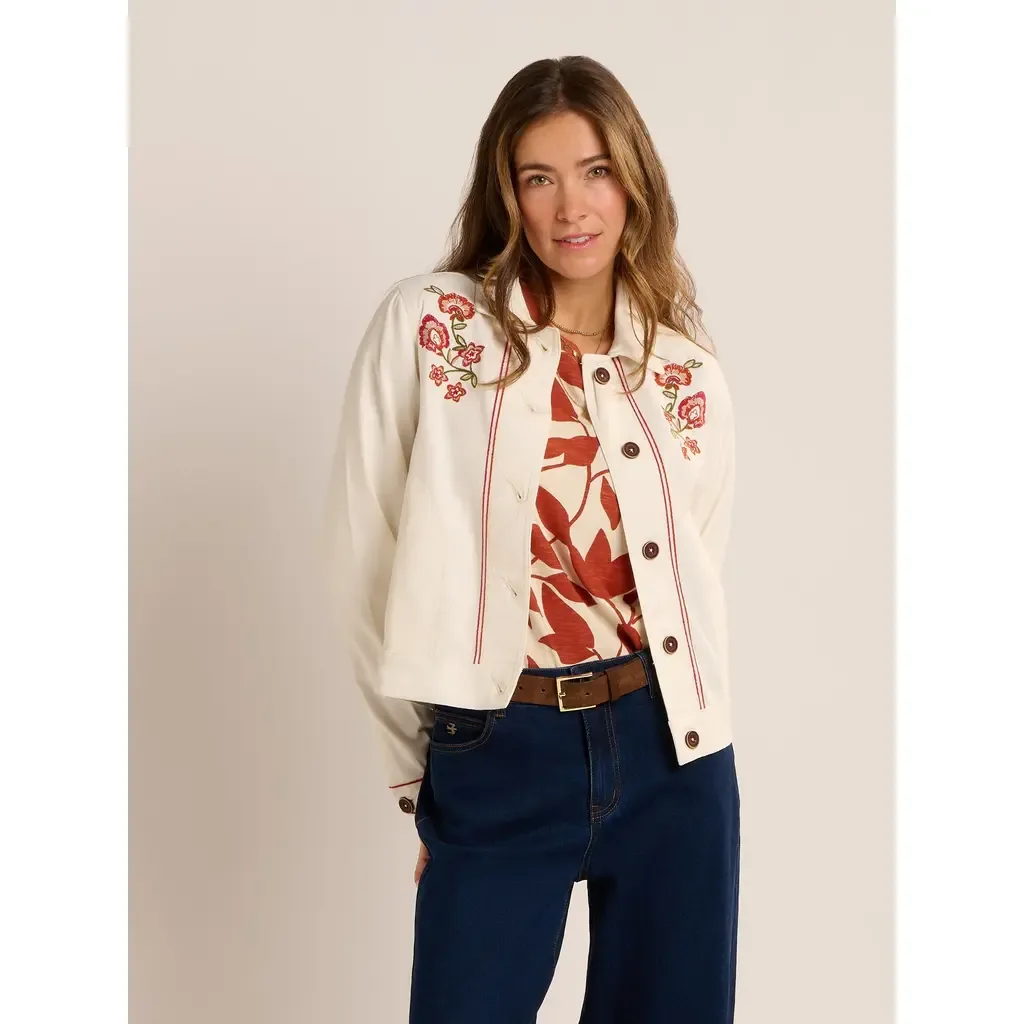 Celestina Floral Embroidery Jacket by Brakeburn