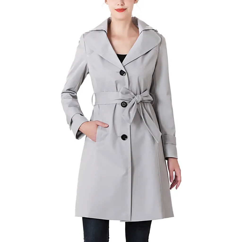 Adel Hooded Trench Coat by Kimi & Kai